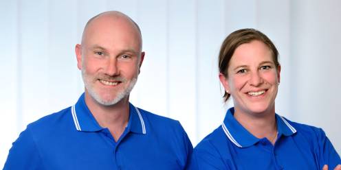 Teambild von Dr. Ilberg und Frau Sandmann